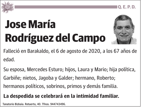 Jose María Rodríguez del Campo