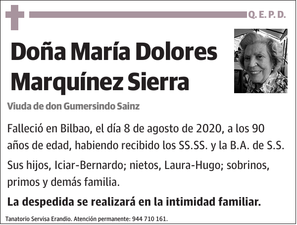 María Dolores Marquínez Sierra