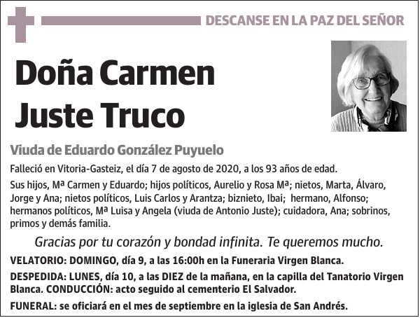 Carmen Juste Truco