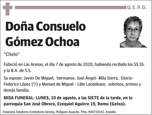 Consuelo Gómez Ochoa 'Chelo'