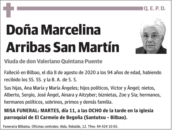 Marcelina Arribas San Martín