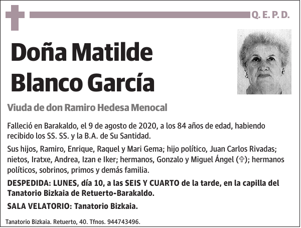 Matilde Blanco García