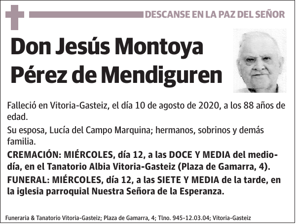 Jesús Montoya Pérez de Mendiguren