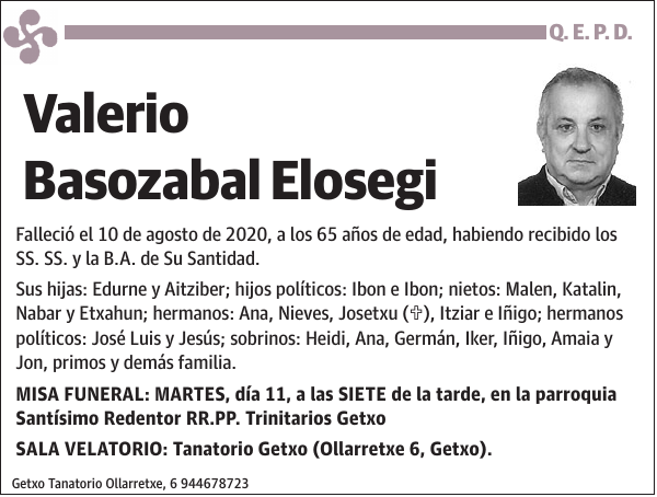 Valerio Basozabal Elosegi