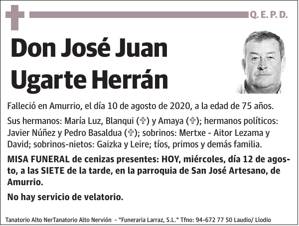 José Juan Ugarte Herrán