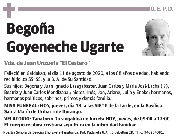 Begoña Goyeneche Ugarte