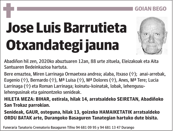 Jose Luis Barrutieta Otxandategi