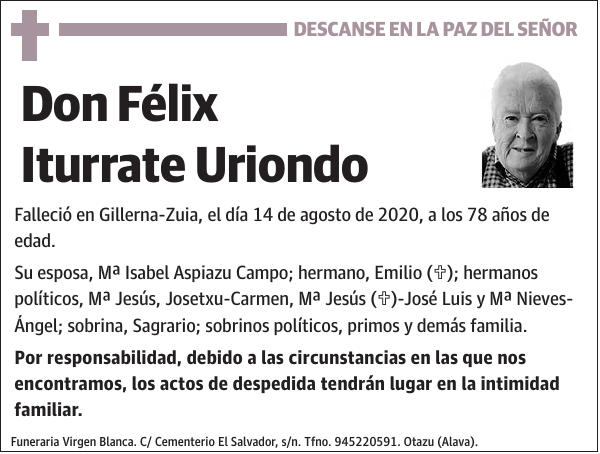 Félix Iturrate Uriondo