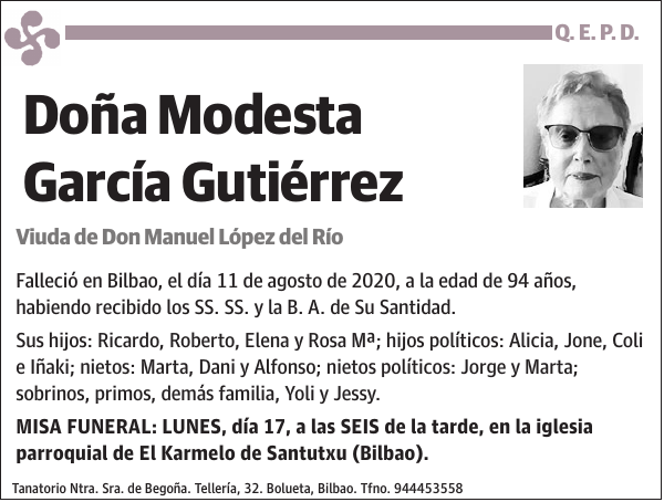 Modesta García Gutiérrez