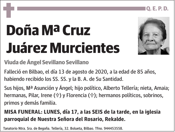 Mª Cruz Juárez Murcientes