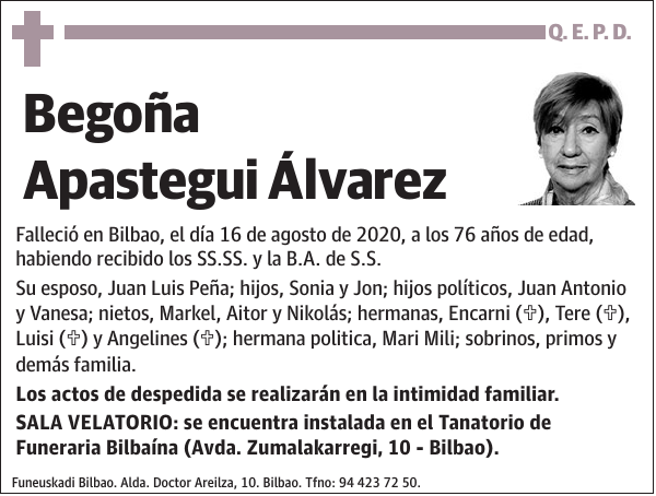 Begoña Apastegui Álvarez