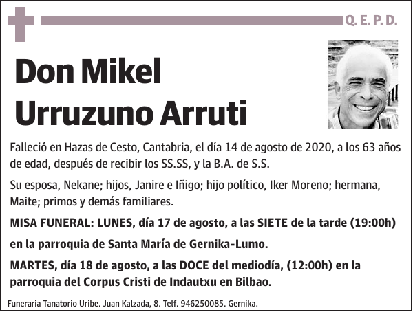 Mikel Urruzuno Arruti