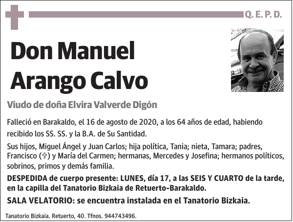 Manuel Arango Calvo