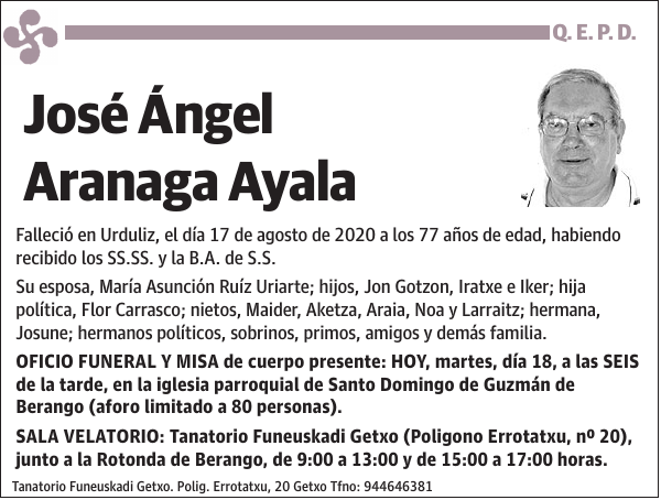 José Ángel Aranaga Ayala