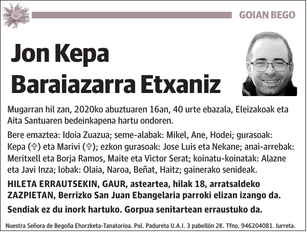Jon Kepa Baraiazarra Etxaniz