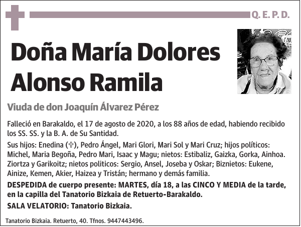 María Dolores Alonso Ramila