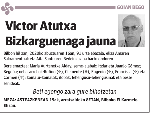 Victor Atutxa Bizkarguenaga