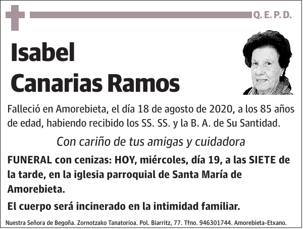 Isabel Canarias Ramos