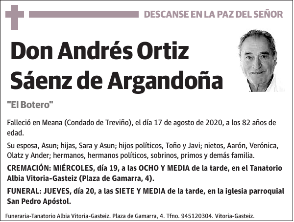 Andrés Ortiz Sáenz de Argandoña