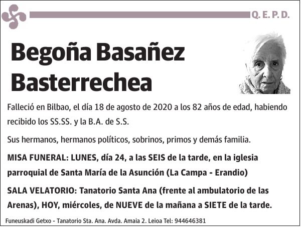 Begoña Basañez Basterrechea