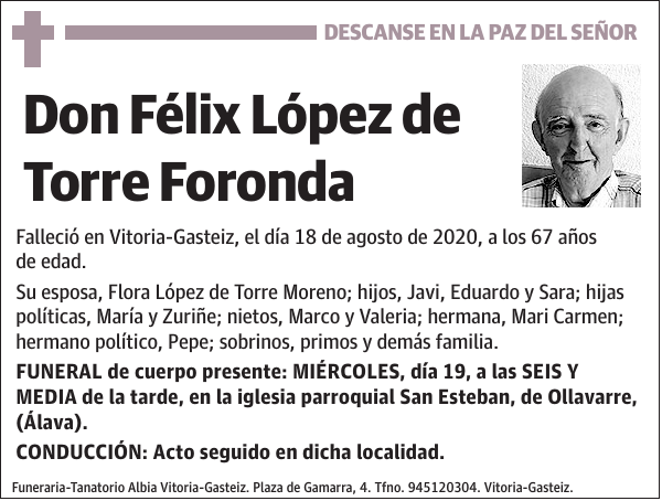 Félix López de Torre Foronda