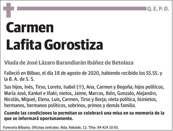 Carmen Lafita Gorostiza