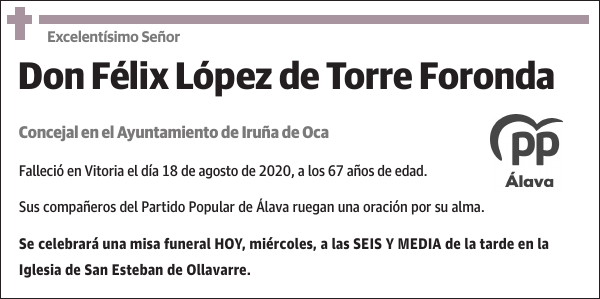 Félix López de Torre Foronda