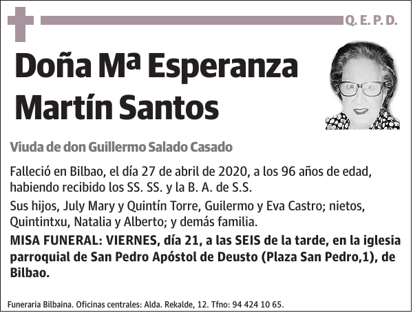 Mª Esperanza Martín Santos