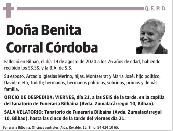 Benita Corral Córdoba