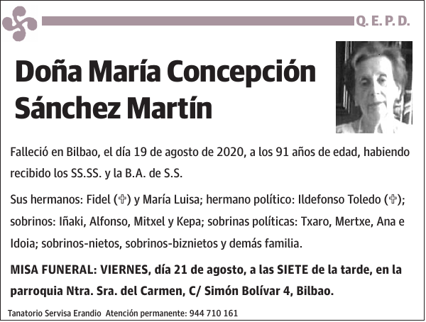 María Concepción Sánchez Martín