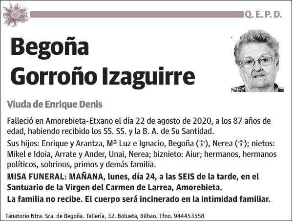 Begoña Gorroño Izaguirre