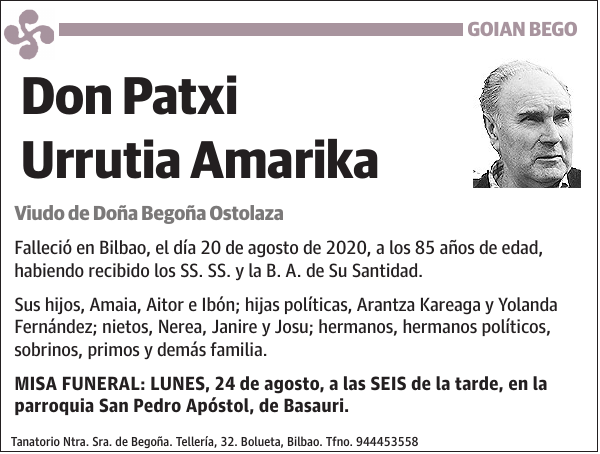 Patxi Urrutia Amarika