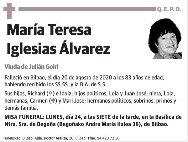 María Teresa Iglesias Álvarez