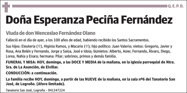 Esperanza Peciña Fernández