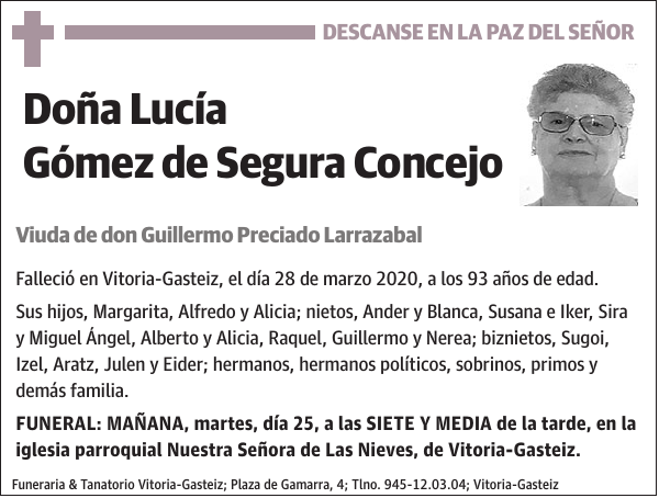 Lucía Gómez de Segura Concejo