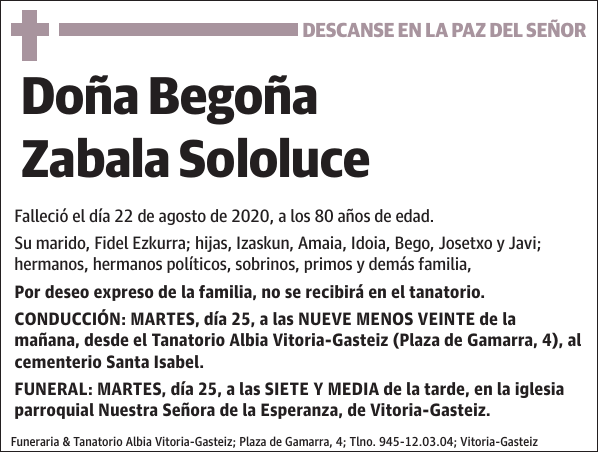 Begoña Zabala Sololuce