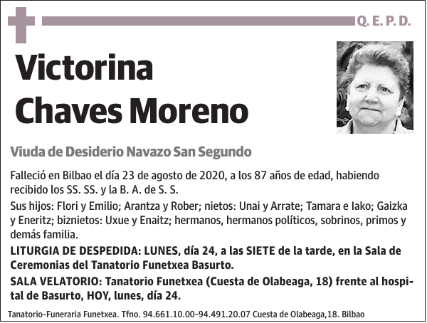 Victorina Chaves Moreno