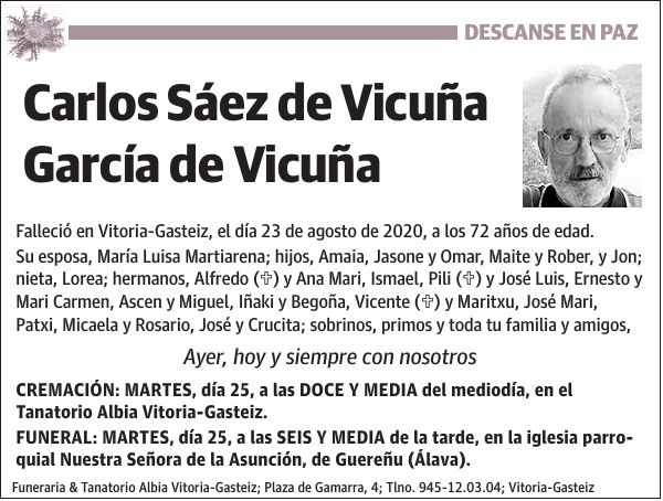 Carlos Sáez de Vicuña García de Vicuña