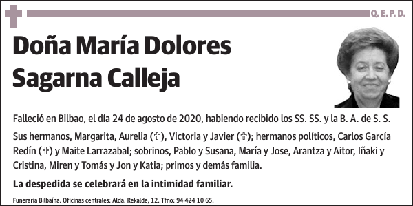 María Dolores Sagarna Calleja