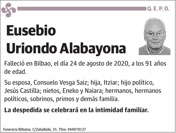 Eusebio Uriondo Alabayona