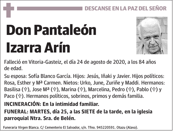 Pantaleón Izarra Arín