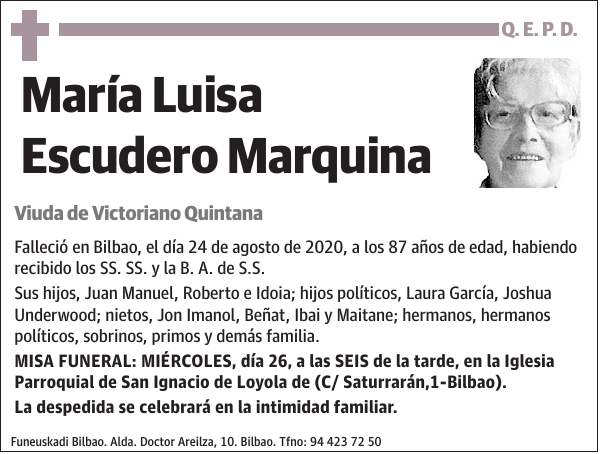 María Luisa Escudero Marquina