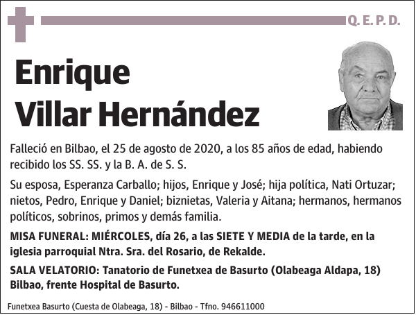 Enrique Villar Hernández