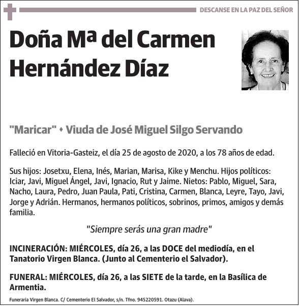 Mª del Carmen Hernández Díaz