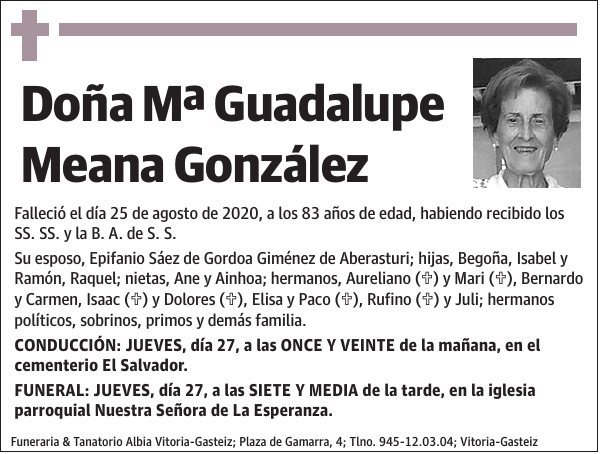 Mª Guadalupe Meana González