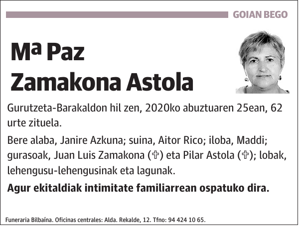 Mª Paz Zamakona Astola