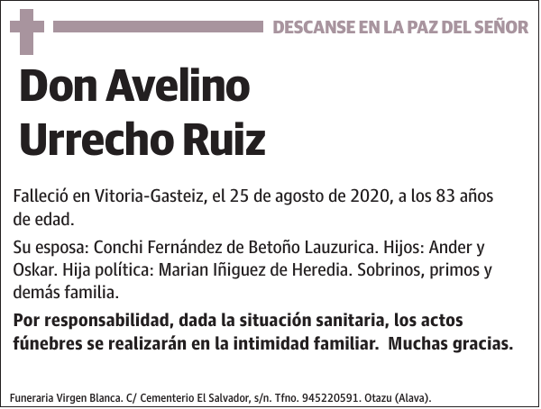 Avelino Urrecho Ruiz