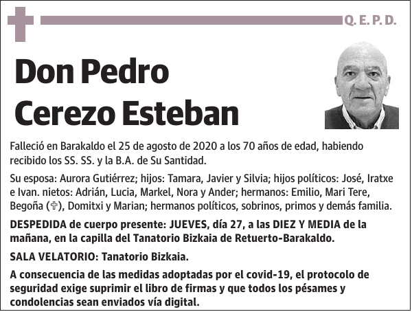 Pedro Cerezo Esteban