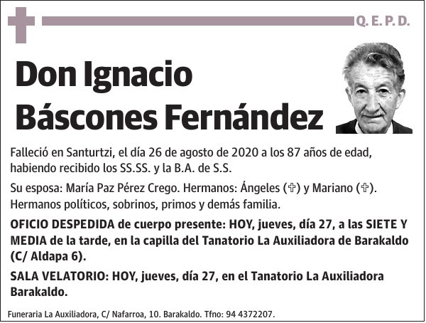 Ignacio Báscones Fernández