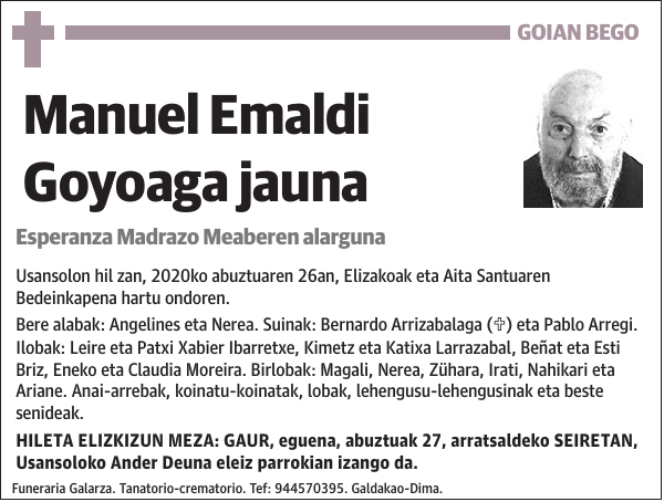 Manuel Emaldi Goyoaga